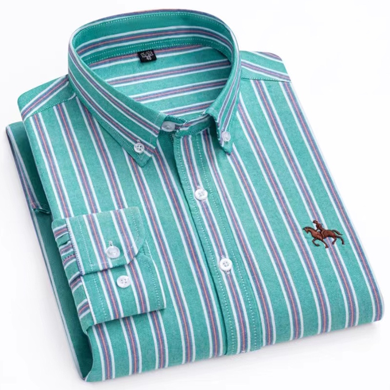Oxford Cotton Casual Shirt Business - Chemise Oxford 100% Coton Pour Hommes