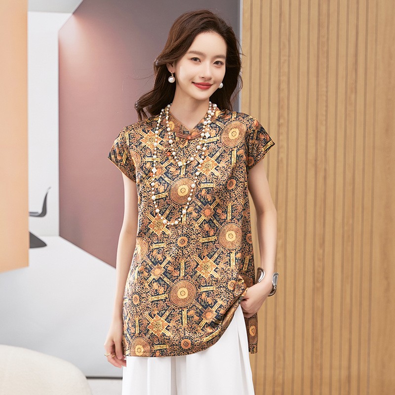 Shirts - Chemisier pour femme à manches courtes,