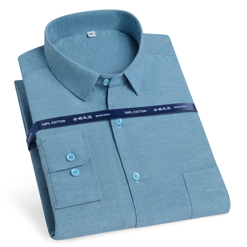 Oxford Cotton Casual Shirt Business - Chemises Oxford surdimensionnées en pur coton