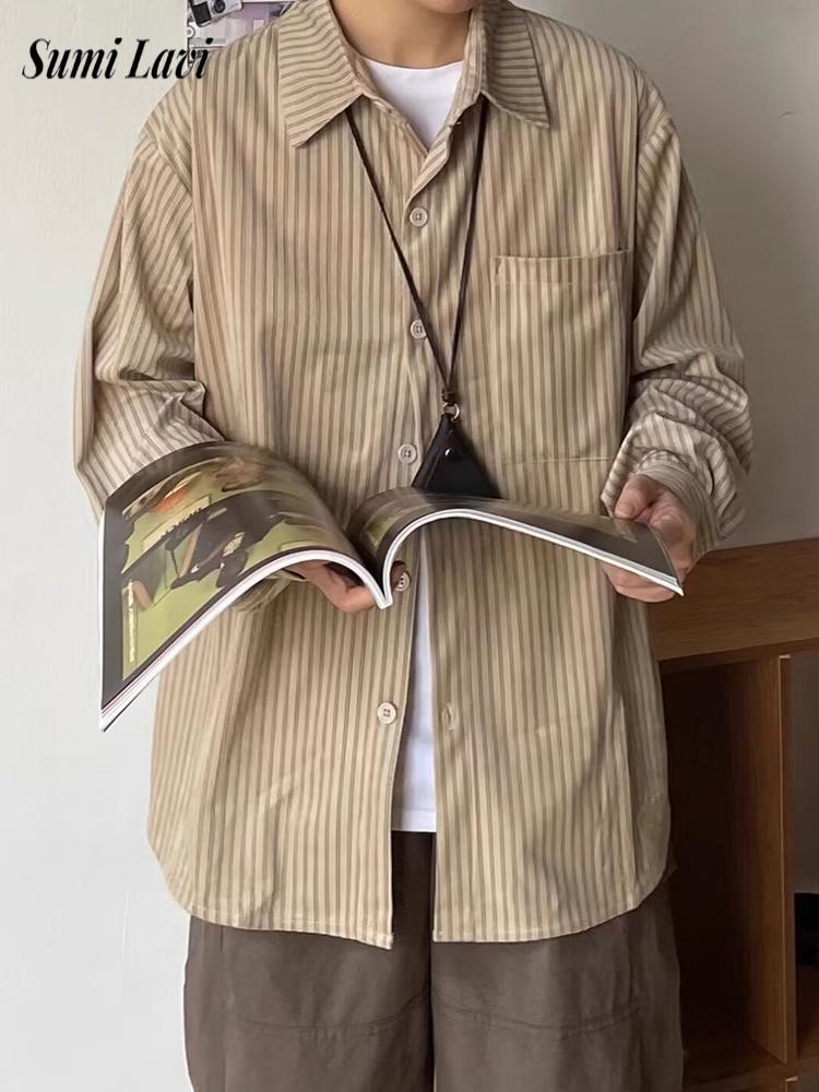 Corduroy Button Up Shirt Men - Chemises élégantes en velours côtelé à