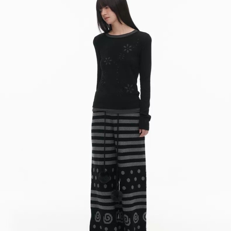 T-Shirts - T-shirt Y2K pour femme, col rond,