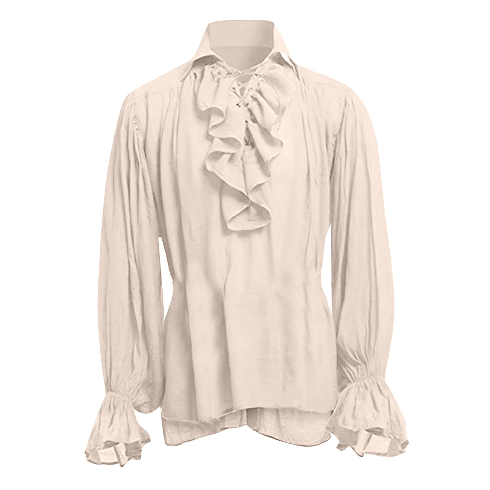 Medieval Gothic Lace Up Pirate Shirt - Chemise de Pirate à lacets pour