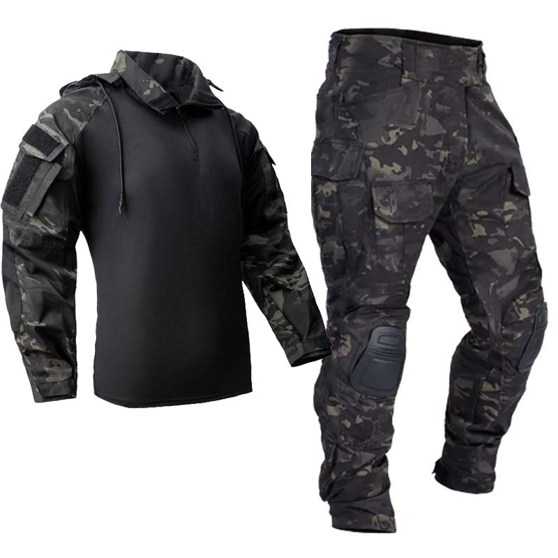 Tactical Military Shirt Cargo - Uniforme tactique pour hommes, combinaisons de