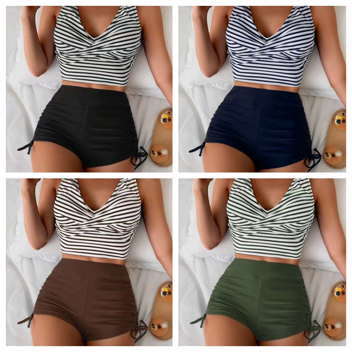 Maillot de bain femme deux piè - Shorts avis et prix
