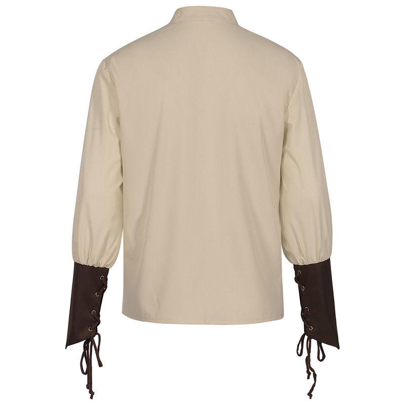 Chemise médiévale de pirate po - Medieval Gothic Lace Up Pirate Shirt avis et prix