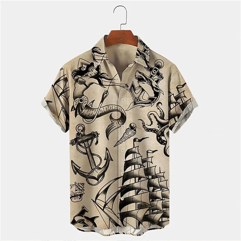 Chemise Hawaïenne Homme Été à  - Vintage Hawaiian Floral Shirt avis et prix