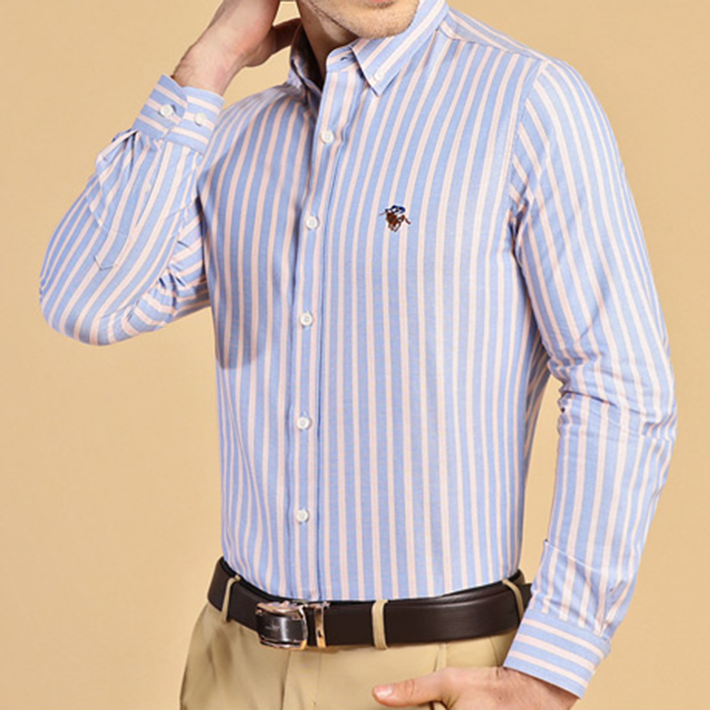 Nouvelles chemises à manches l - Oxford Cotton Casual Shirt Business avis et prix