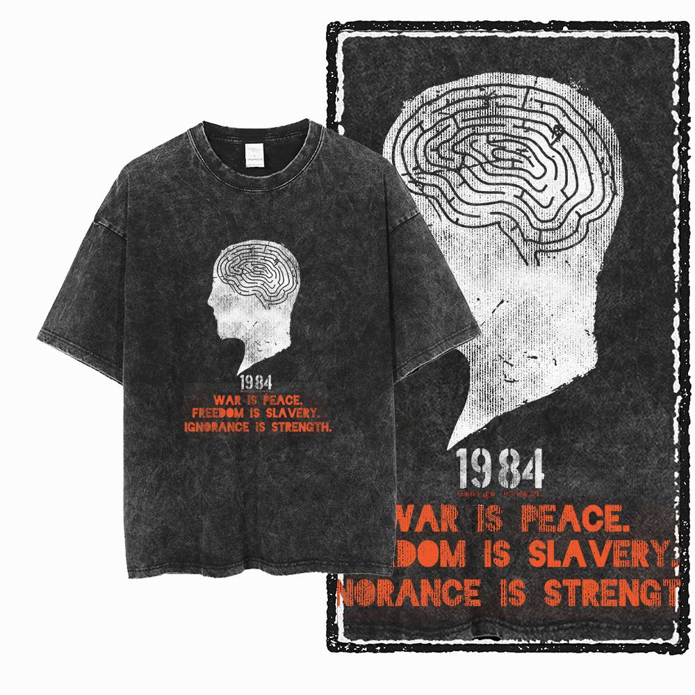 T-shirt pour hommes G02 exclus - Acid Wash Vintage Graphic T Shirt avis et prix