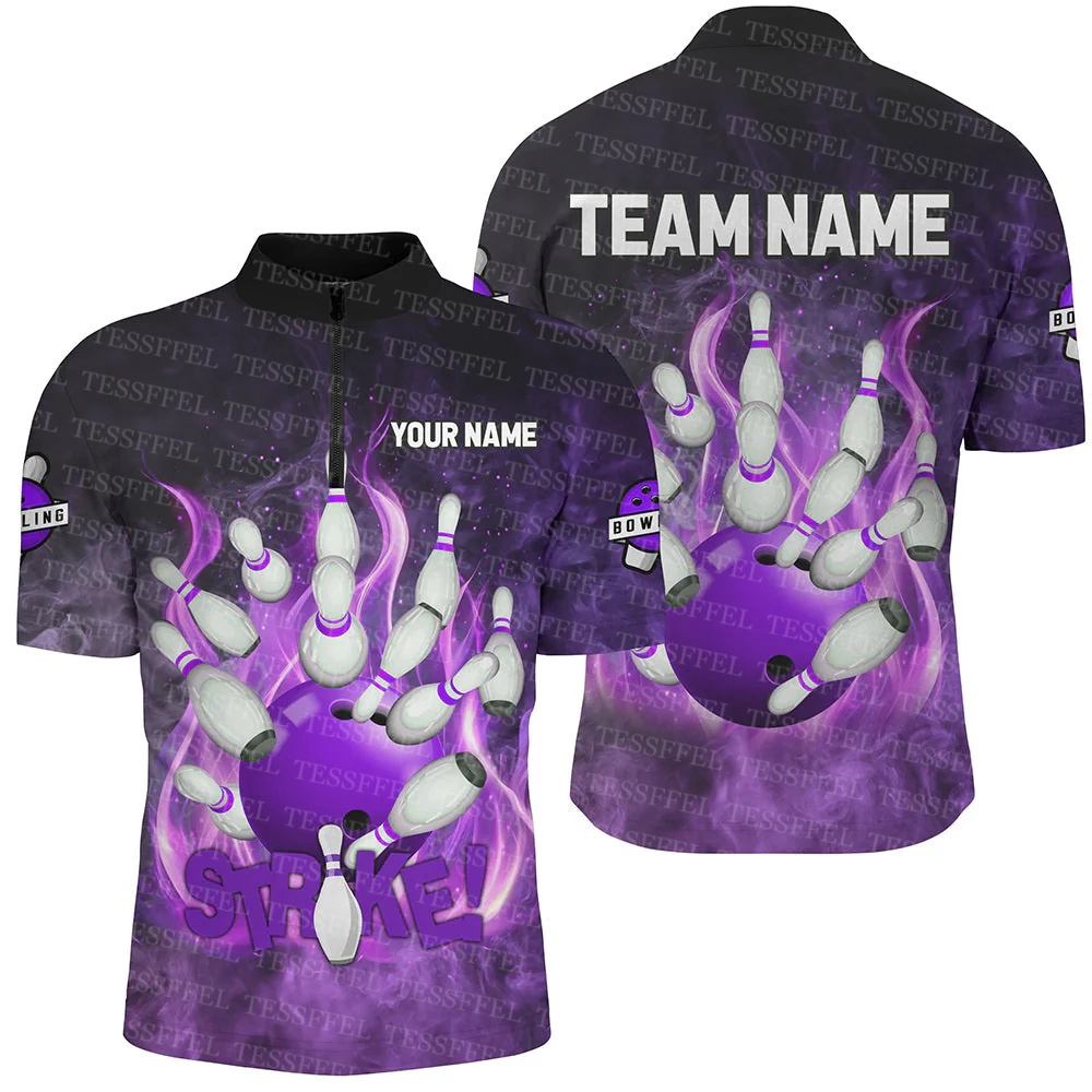 Nom personnalisé Graffiti flam - Short Sleeve Bowling Shirt Retro avis et prix