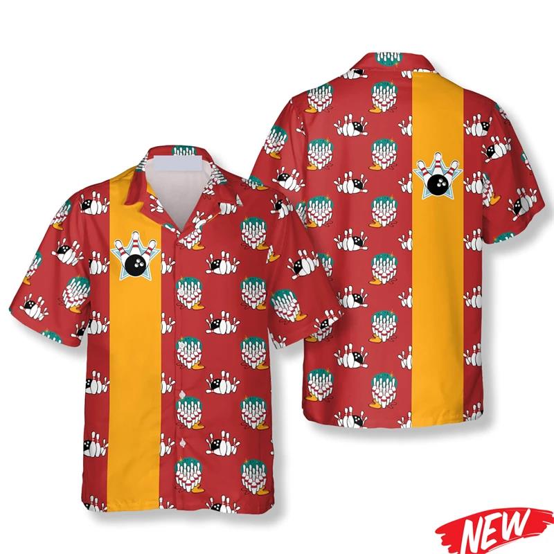 Chemise hawaïenne classique à  - Short Sleeve Bowling Shirt Retro avis et prix