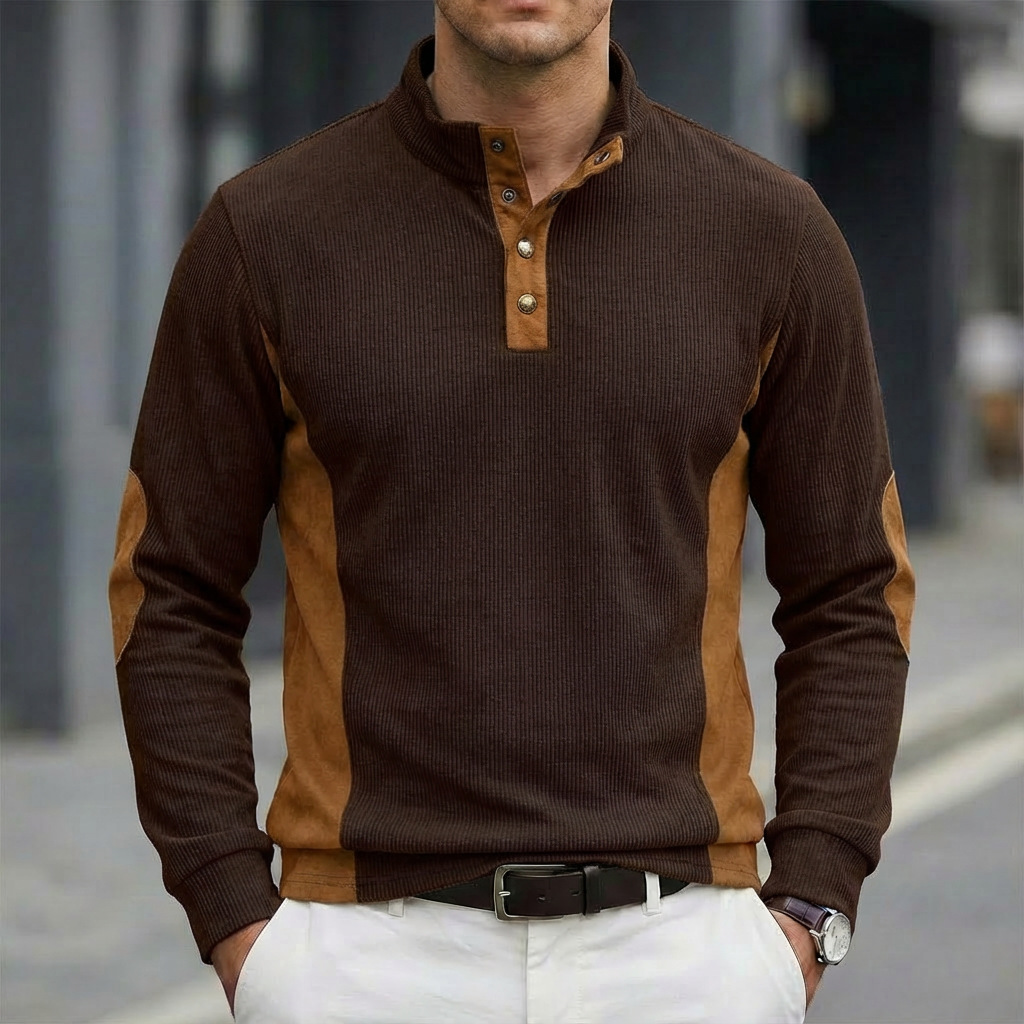 Polo homme en velours côtelé d - Corduroy Button Up Shirt Men avis et prix