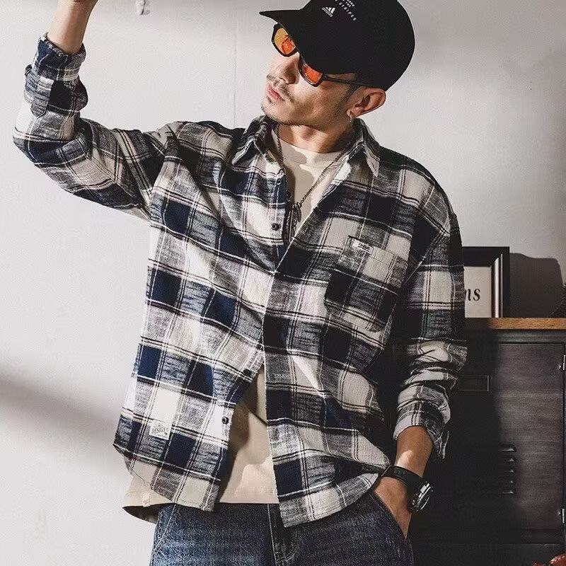 Nouvelle chemise décontractée  - Flannel Plaid Shirt Heavy Weight avis et prix