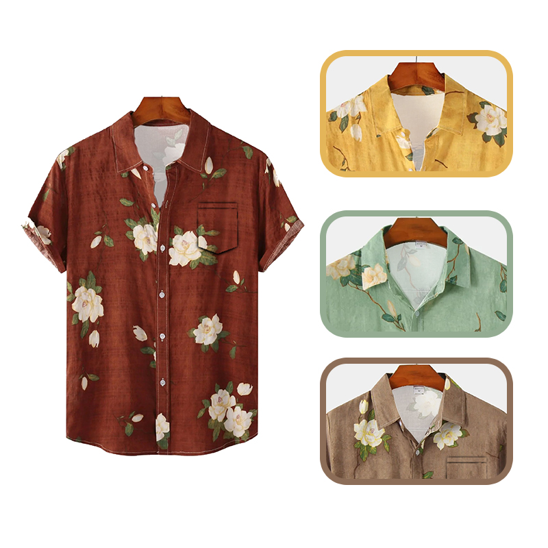 Chemise à manches courtes de S - Vintage Hawaiian Floral Shirt avis et prix
