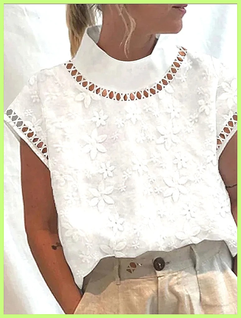 Chemisier en coton et lin pour - Shirts avis et prix