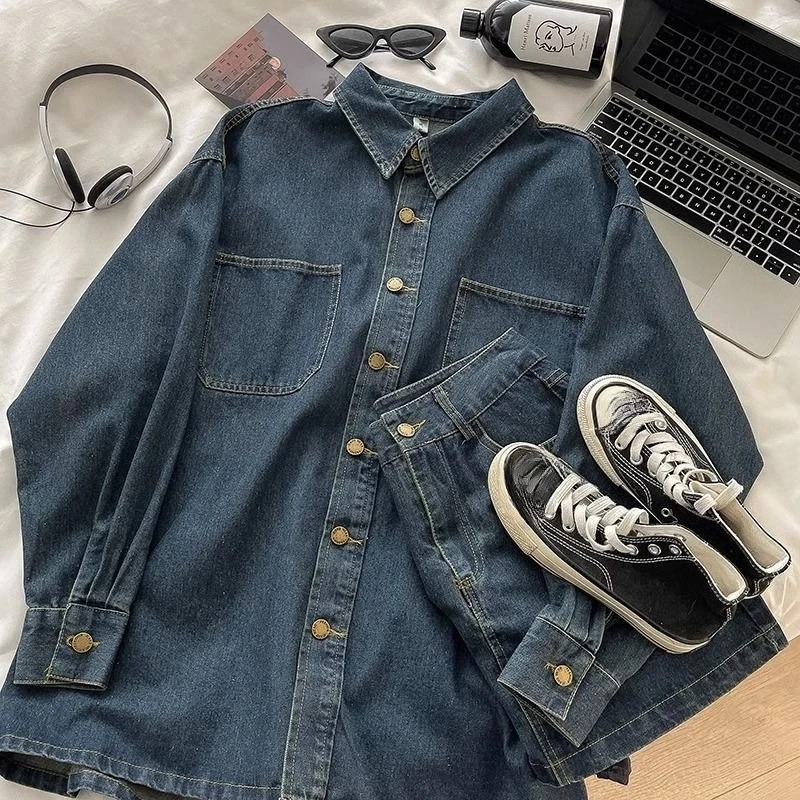 Ensemble jupe en jean Y2K : ve - Jackets avis et prix