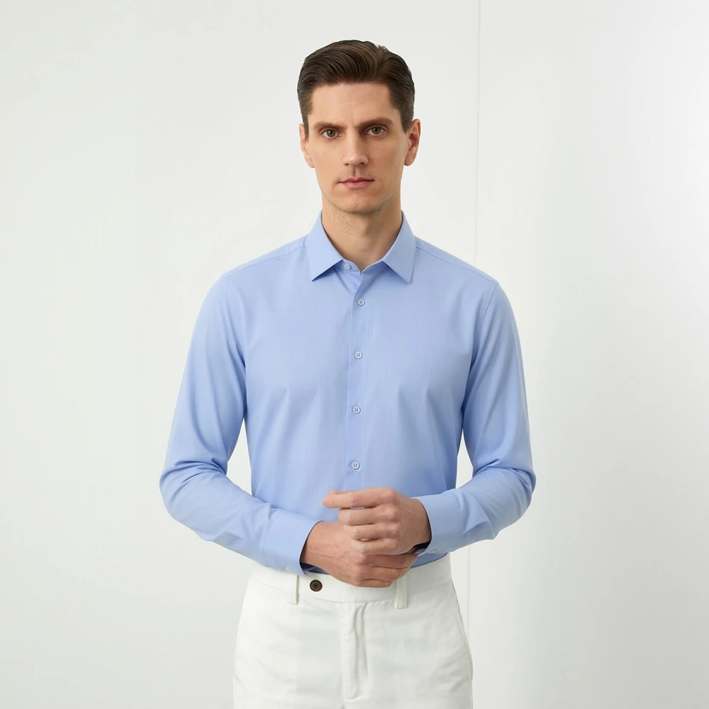 Chemise habillée décontractée  - Breathable Bamboo Fiber Shirt Non Iron avis et prix