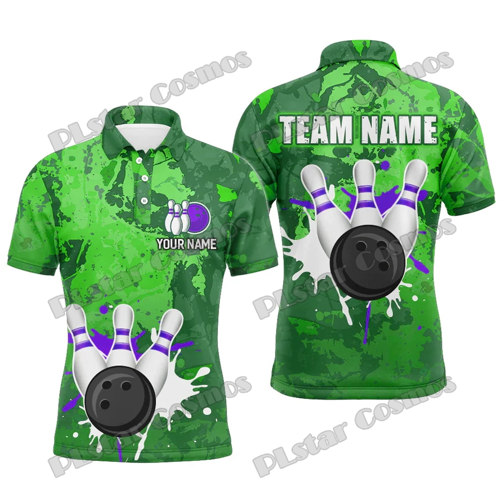 Polo rétro pour homme, motif b - Short Sleeve Bowling Shirt Retro avis et prix