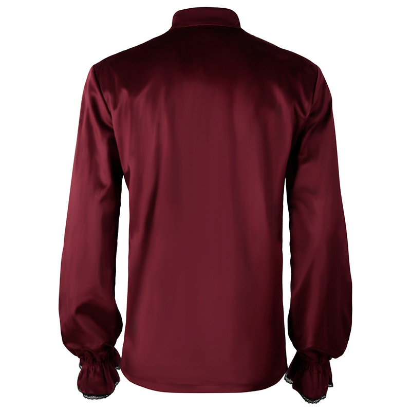 Chemise gothique victorienne à - Medieval Gothic Lace Up Pirate Shirt avis et prix