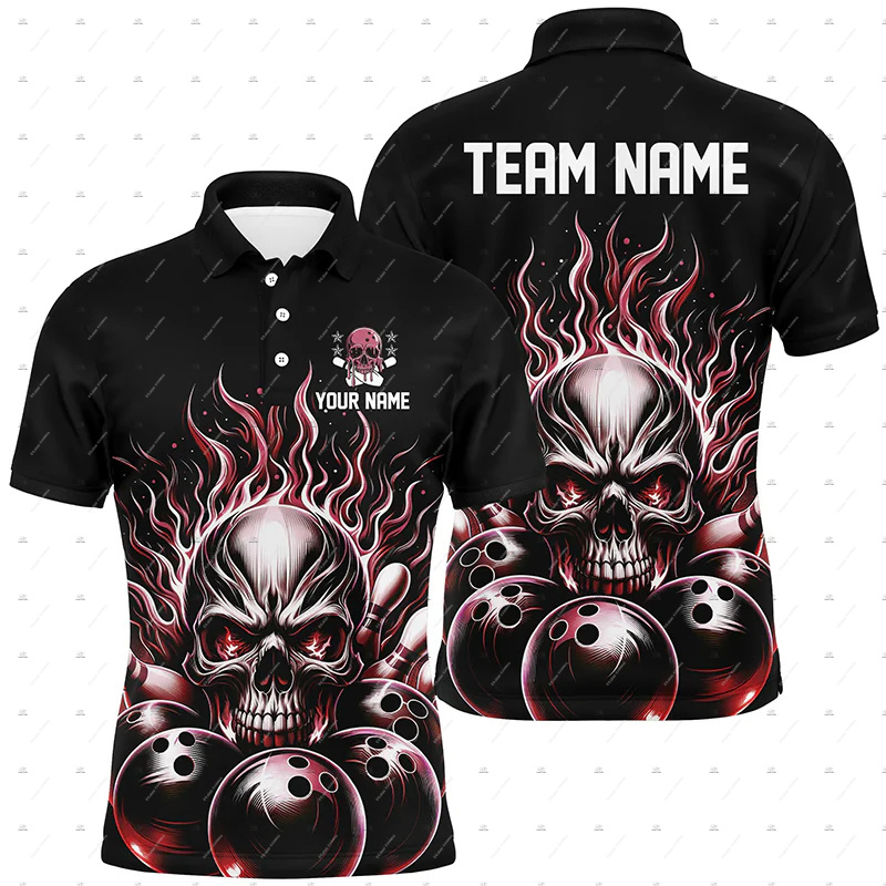 Chemises Polo à manches courte - Short Sleeve Bowling Shirt Retro avis et prix