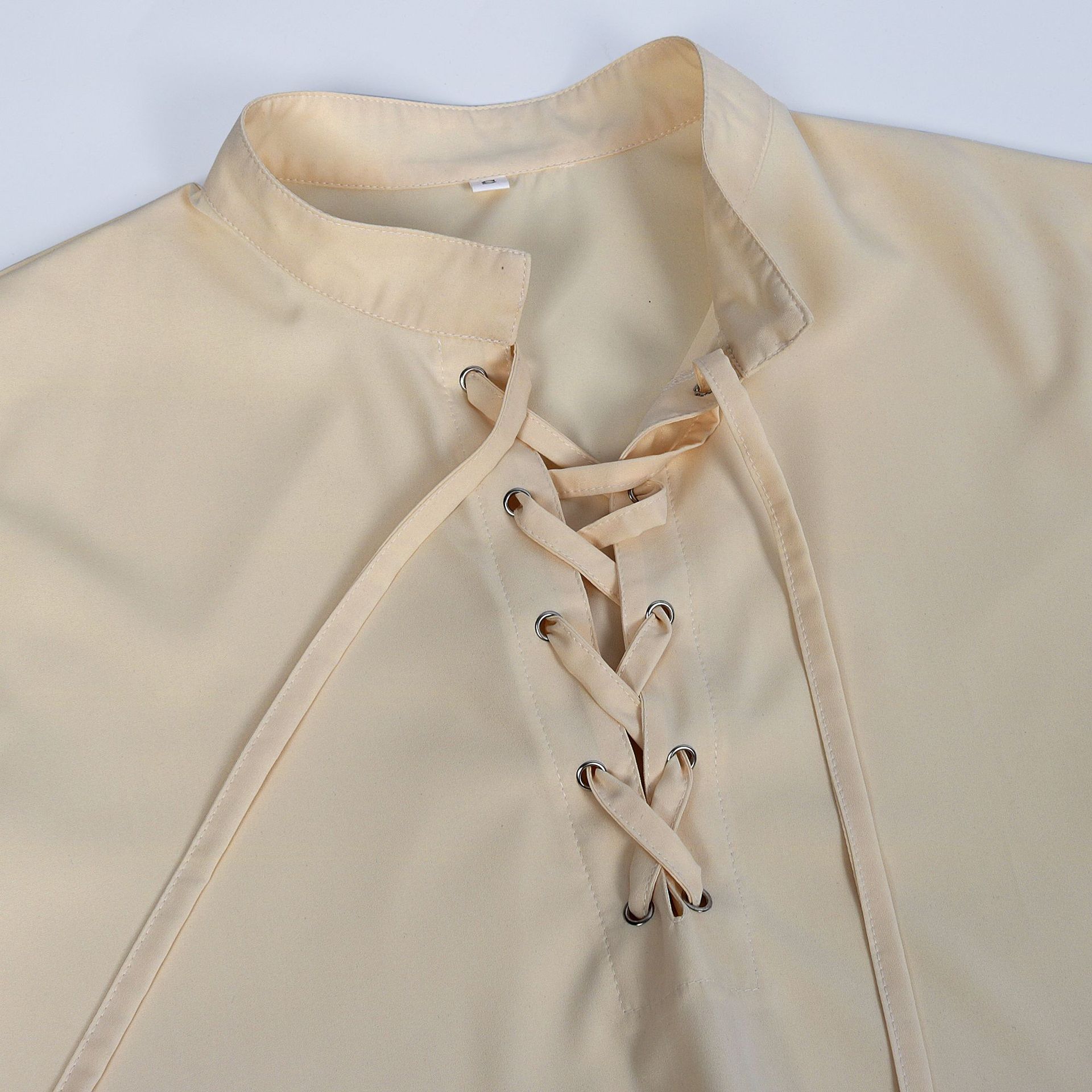 Chemise médiévale Renaissance  - Medieval Gothic Lace Up Pirate Shirt avis et prix