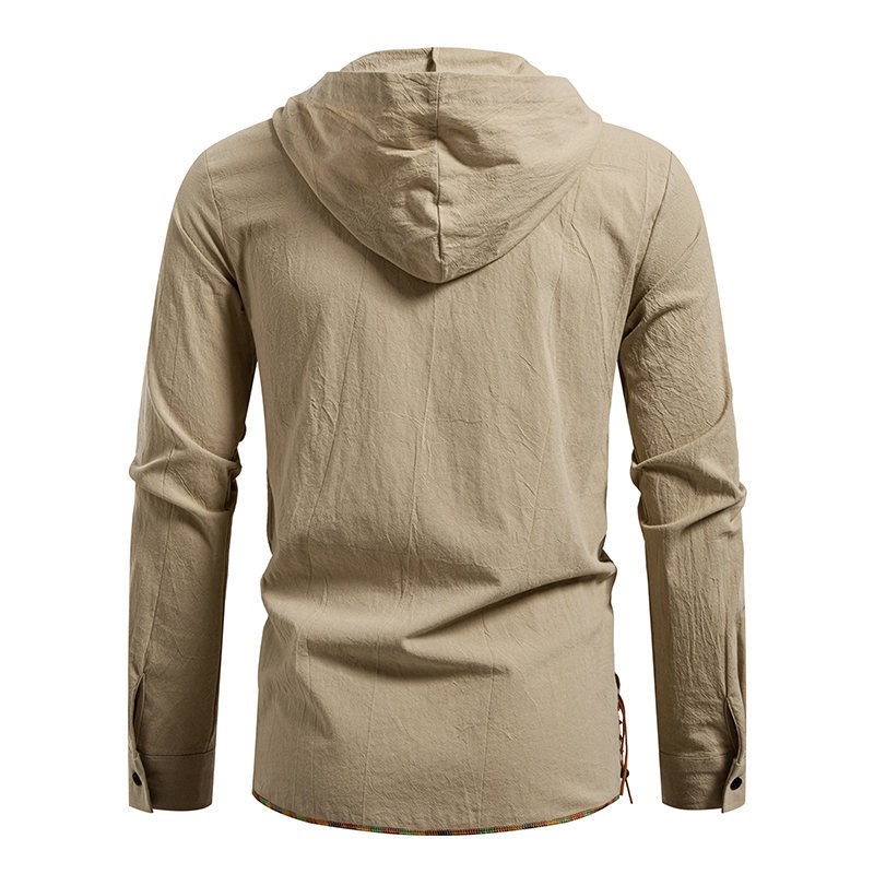 T-shirt à capuche à manches lo - Medieval Gothic Lace Up Pirate Shirt avis et prix