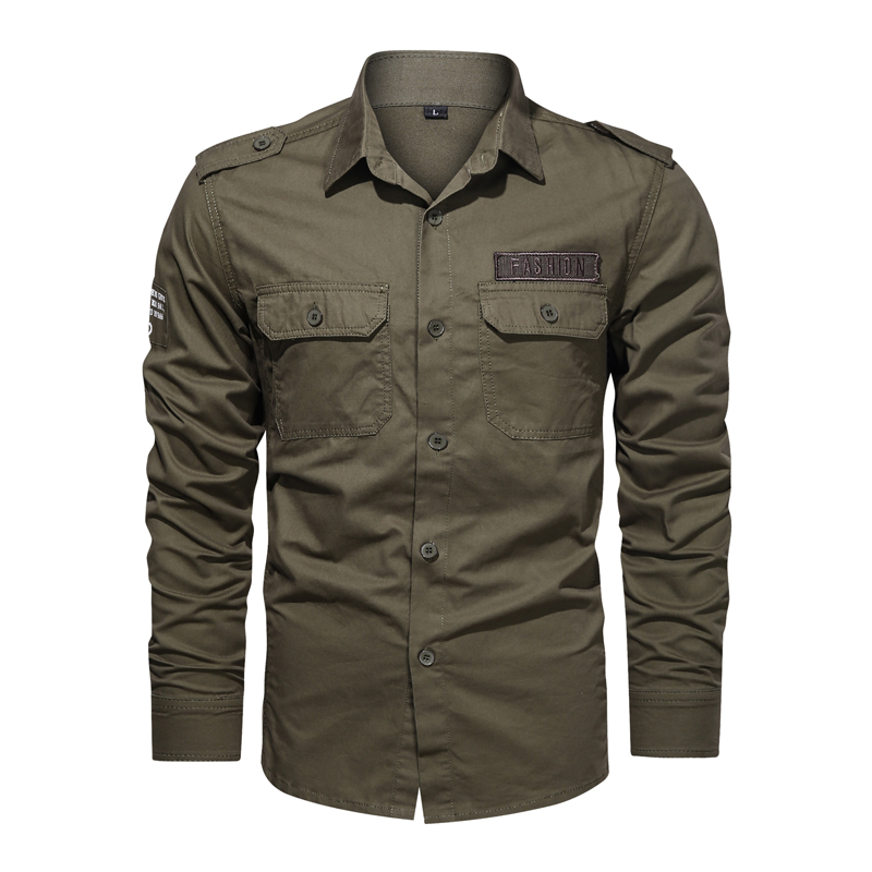 Chemises cargo à manches longu - Tactical Military Shirt Cargo avis et prix