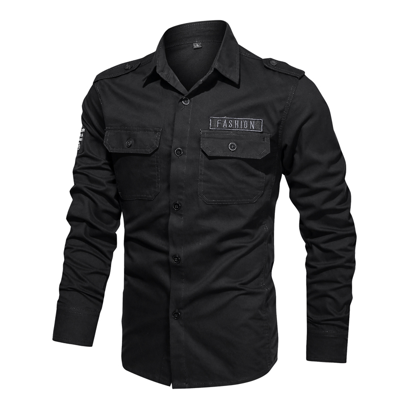 Chemises cargo à manches longu - Tactical Military Shirt Cargo avis et prix