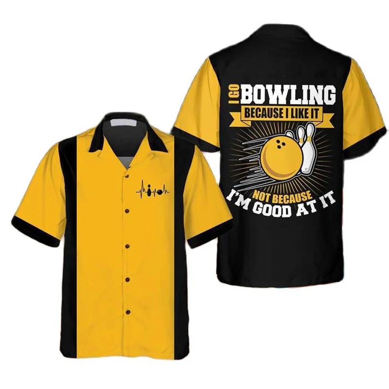 Chemise classique rétro à impr - Short Sleeve Bowling Shirt Retro avis et prix