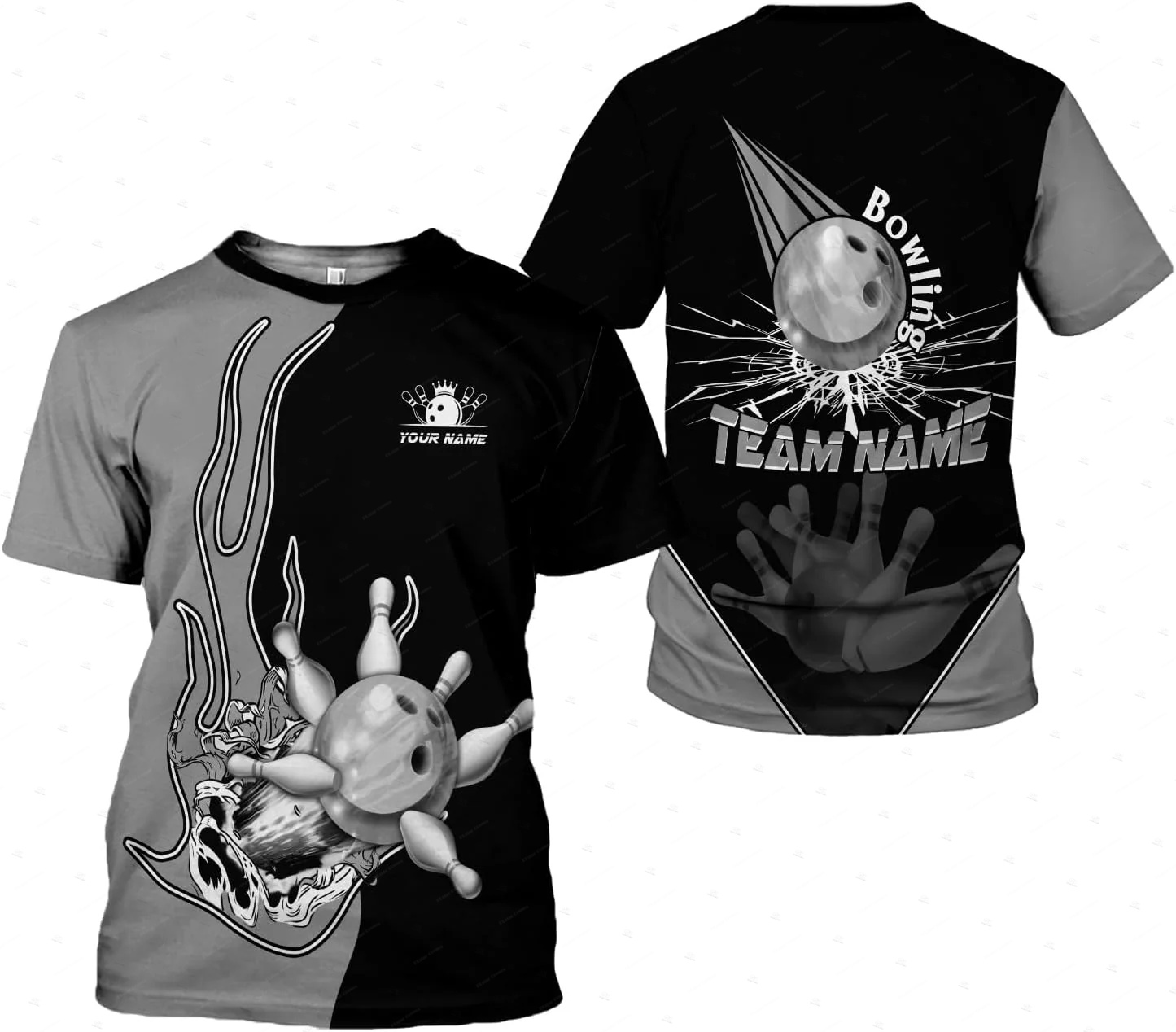 Nom personnalisé dégradé Bowli - Short Sleeve Bowling Shirt Retro avis et prix