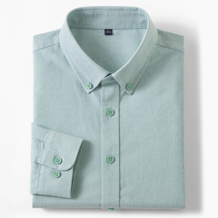 Nouvelle Chemise Oxford 100 %  - Mandarin Collar Formal Shirt Slim Fit avis et prix