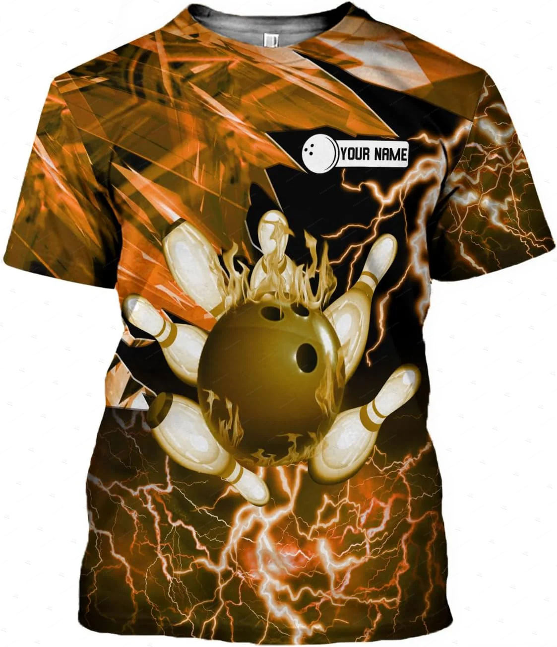 Nom personnalisé dégradé Bowli - Short Sleeve Bowling Shirt Retro avis et prix