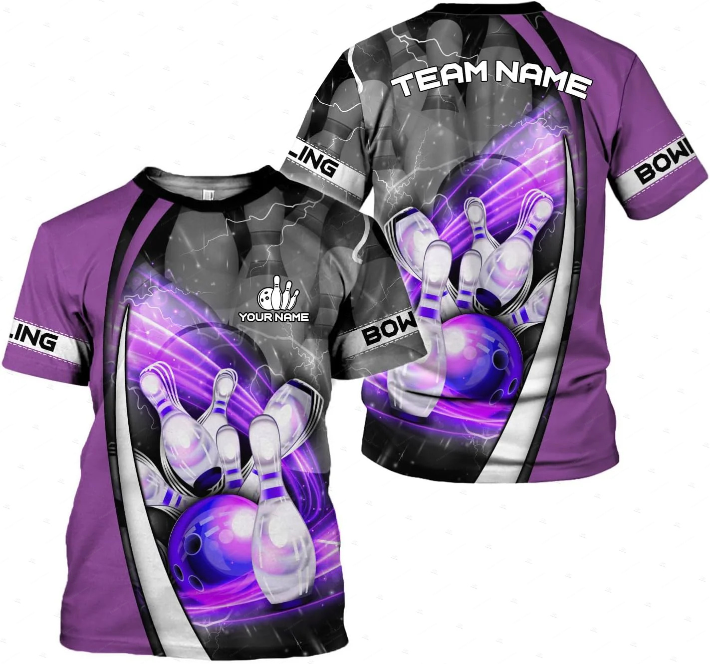 Nom personnalisé dégradé Bowli - Short Sleeve Bowling Shirt Retro avis et prix