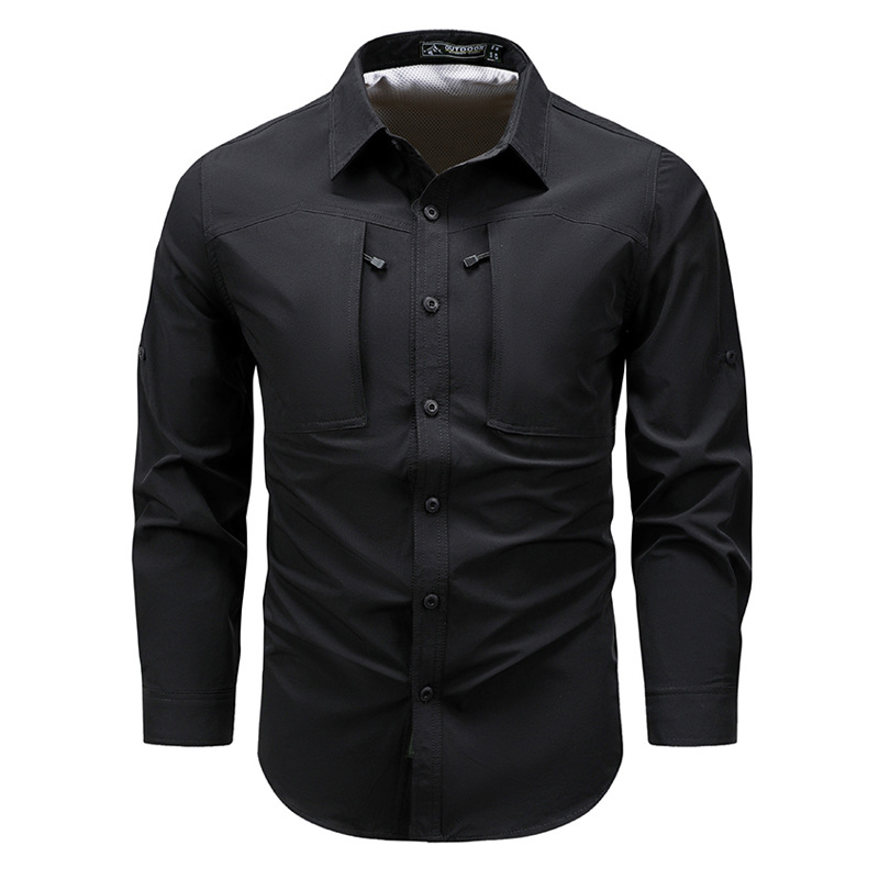 Chemises cargo à manches longu - Tactical Military Shirt Cargo avis et prix